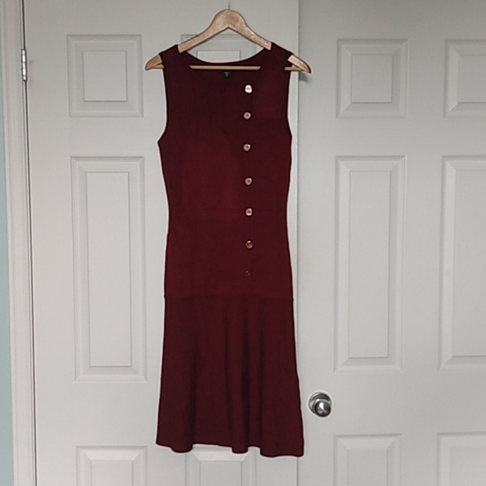 Le Chateau dark red knit dress US S
